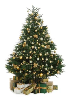 Cheap Christmas Tree World The 3Ft Snowy Led Frosted Pine Fibre Optic Tree